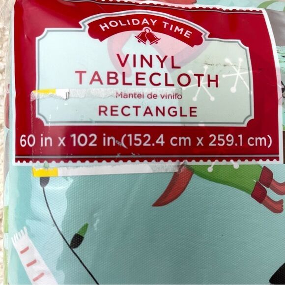 COPY - Holiday Time Vinyl tablecloth - Picture 5 of 5